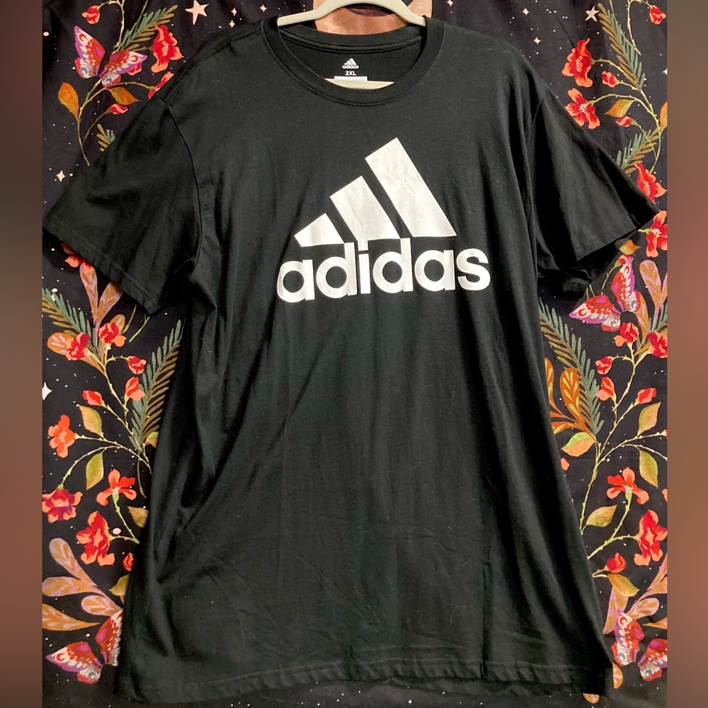A.D.I.D.A.S. 3 Stripe Graphic Logo T-shirt Size 2XL - Picture 2 of 6